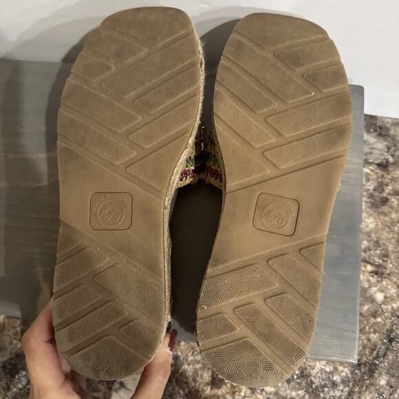 WHITE MOUNTAIN PLATFORM Woman’s SANDALS Rhinestone Colorful Size 7.5 M - Picture 11 of 11